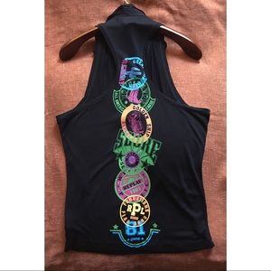 REPLAY Collar Tank Top, Stamps Razor Back T-Shirt